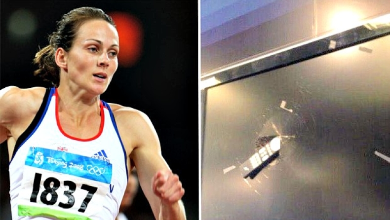 Γυναίκα Ολυμπιονίκης έσπασε την τηλεόρασή της για την Άρσεναλ! (pics)