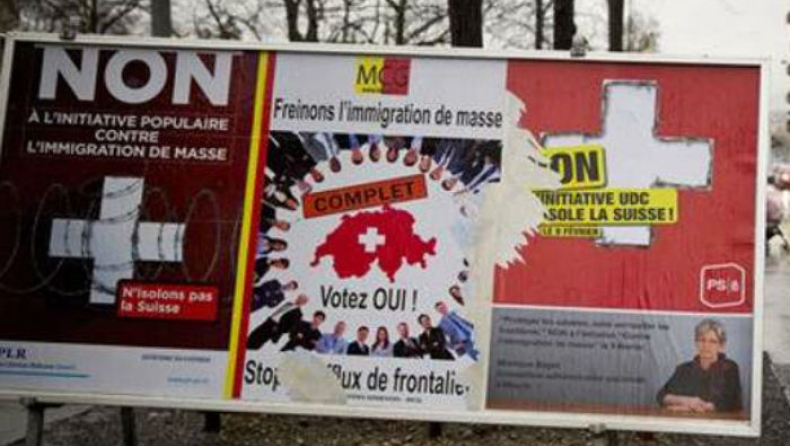Δημοψήφισμα στην Ελβετία για τους αλλοδαπούς
