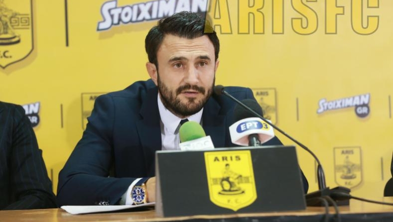 Καρυπίδης: «Εγγυώμαι την συμμετοχή του Άρη στην Football League»