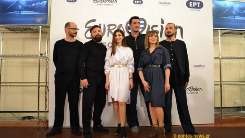 Χαμός στην συνέντευξη για το ελληνικό τραγούδι της Eurovision (vid)
