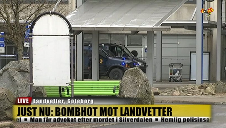 Ελεγχόμενη έκρηξη στο αεροδρόμιο του Γκέτεμποργκ (pic)