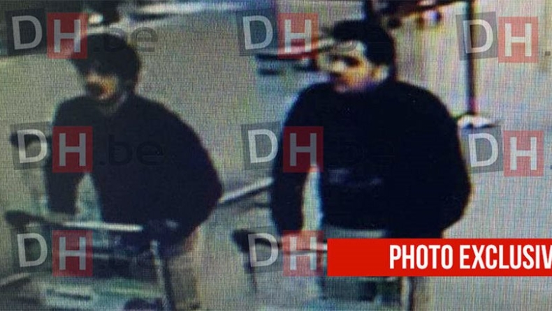 Βρυξέλλες: Δείτε τους τρομοκράτες δευτερόλεπτα πριν το μακελειό στο αεροδρόμιο (pics)