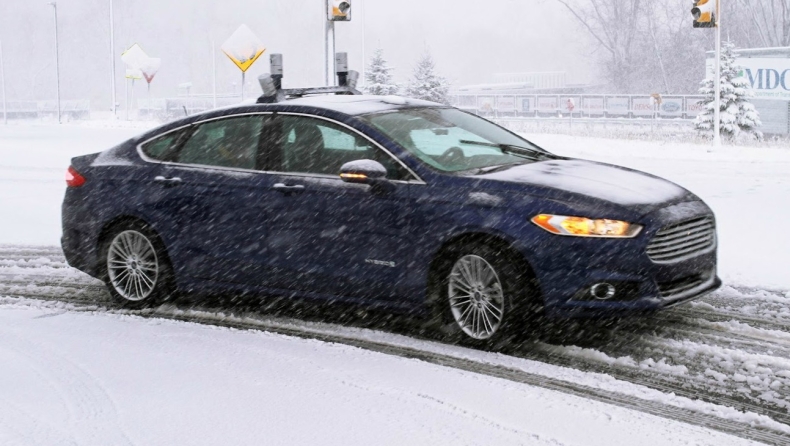 Άτρωτα στο χιόνι τα αυτόνομα Ford