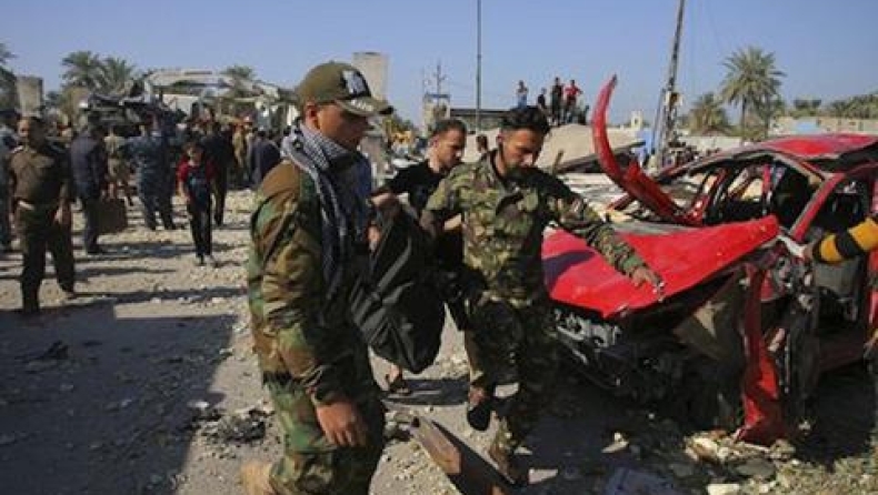 Φριχτές εικόνες μετά την τρομοκρατική επίθεση σε γήπεδο στο Ιράκ (pic)