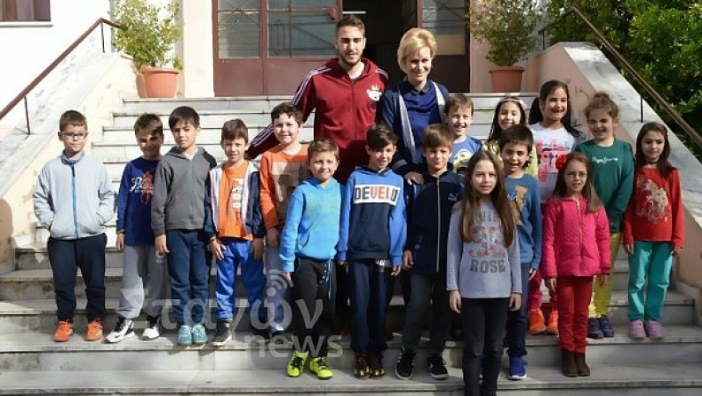 Επισκέφτηκε το Δημοτικό του σχολείο ο Φορτούνης! (pics)