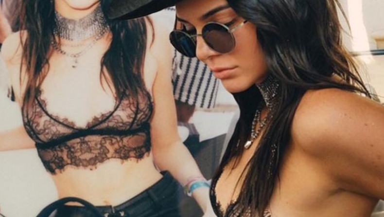 H Kendall Jenner και το δαντελένιο μπουστάκι της (pics)