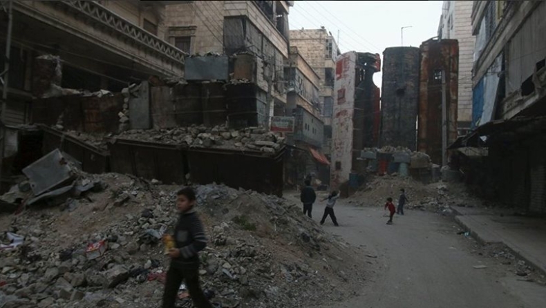 Έκρηξη νάρκης σκότωσε τουλάχιστον έξι παιδάκια στο Χαλέπι