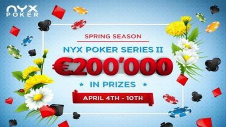 Μην χάσετε το Main Event του NYX Poker Series με εγγυημένο έπαθλο €100.000