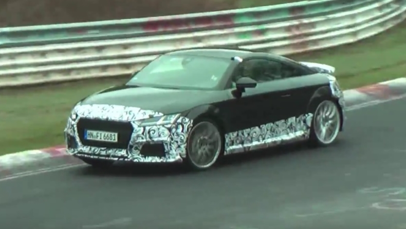 To Audi TTRS «γράφει» στο Nurburgring (video)