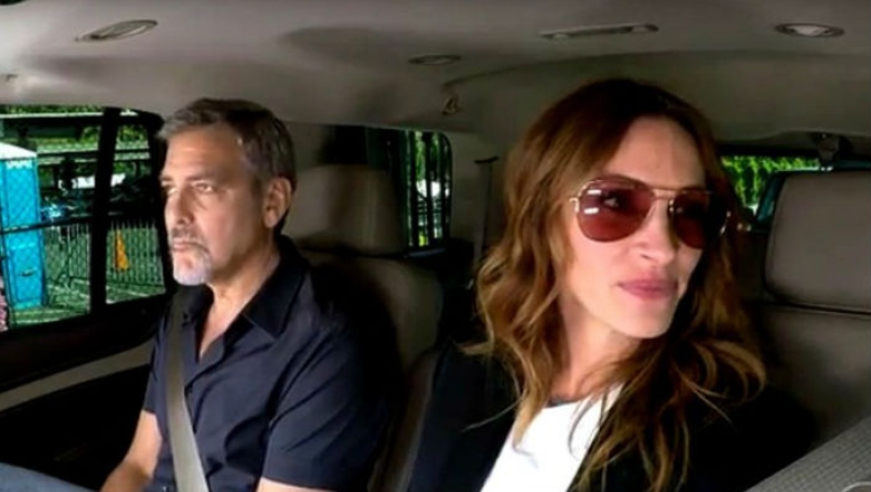 All Star Team: Gwen Stefani, George Clooney και Julia Roberts τραγουδάνε στο ίδιο αυτοκίνητο (vid)