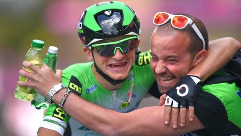 Giro-10o ετάπ: Τσικόνε: «Η καλύτερη μέρα της ζωής μου»