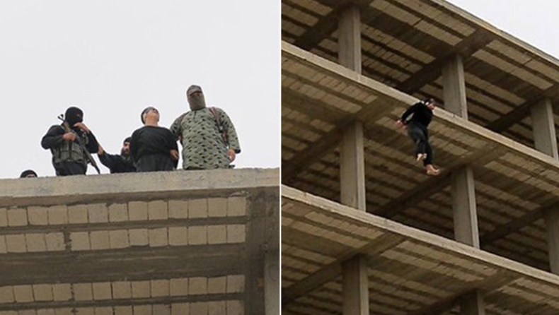 Συρία: Τζιχαντιστές πετούν ομοφυλόφιλο από οικοδομή ύψους 30 μέτρων (pics)