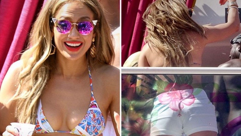 Η Jennifer Lopez τα... σπάει σε pool party (pics)