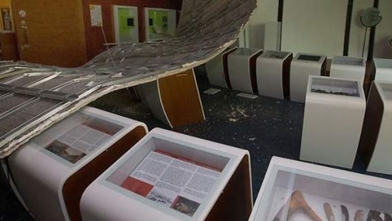 Οιωνός; Κατέρρευσε η οροφή στο μουσείο Σένγκεν