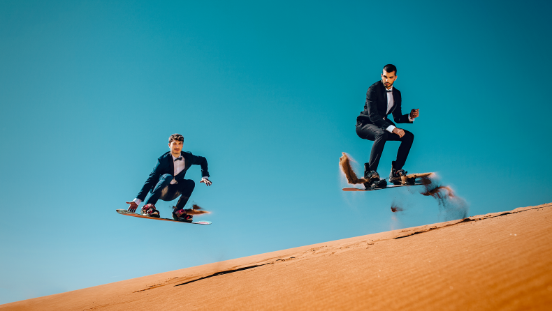 Sandboarding σε... έρημο στην Ελλάδα (vid & pics)