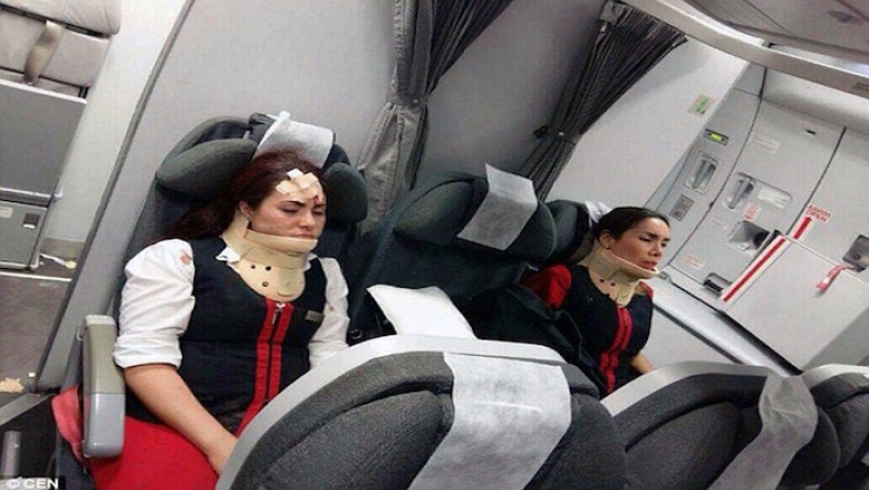 Πτήση τρόμου για αεροσκάφος της Aviaca! Συγκλονιστικές εικόνες με χτυπημένους επιβάτες