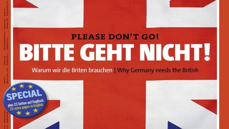Το Spiegel παρακαλάει τους Βρετανούς να μην φύγουν από την Ευρώπη (pics)