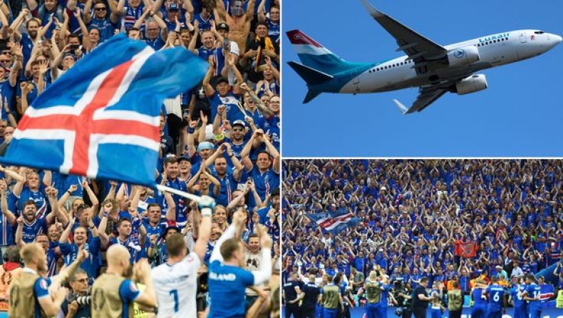 Ναύλωσε Boeing για να δει από κοντά την πρόκριση της Ισλανδίας!
