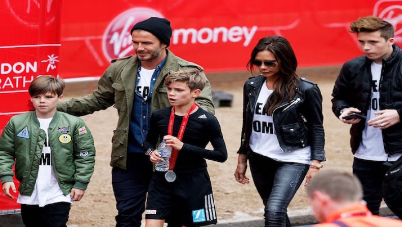 Στην Ελλάδα ο David Beckham μαζί με την οικογένειά του (vid)