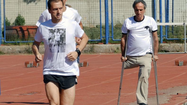 Ετρεξε 1.500 μ. με ακρωτηριασμένο πόδι και αναπηρία στο χέρι
