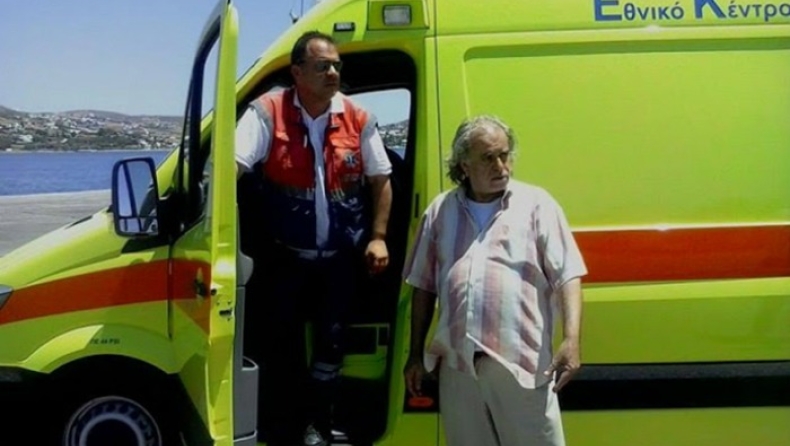 Ο δήμαρχος Πάρου πήρε το κλειδί από το ασθενοφόρο για να μην το πάνε στη Μύκονο (pics)