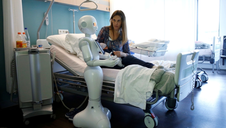 Βέλγιο: Ρομπότ «έπιασαν δουλειά» σε νοσοκομεία της χώρας (vid)