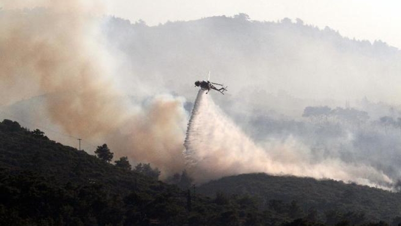 Έχει οριοθετηθεί η πυρκαγιά στη Σάμο