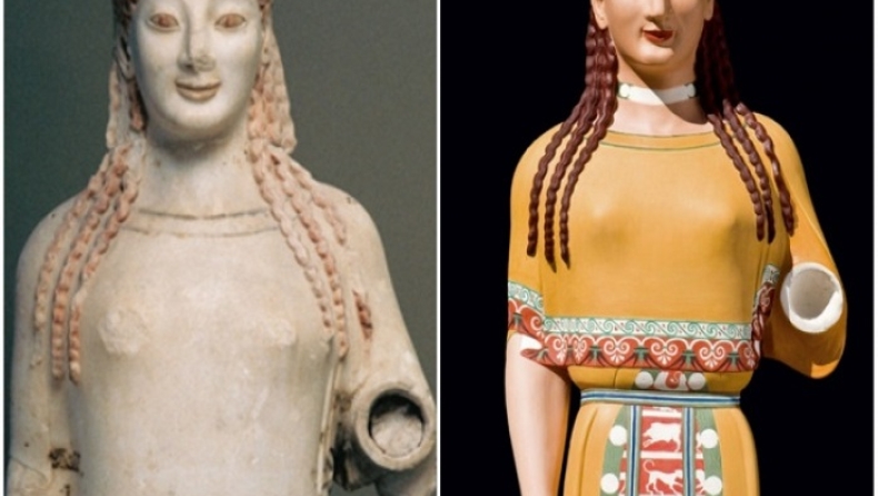 Ροζ, κίτρινα, σιέλ! Έτσι ήταν στην πραγματικότητα τα αρχαία ελληνικά αγάλματα (pics)