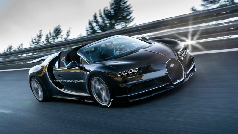 «Όχι» από την Bugatti για την κάμπριο Chiron