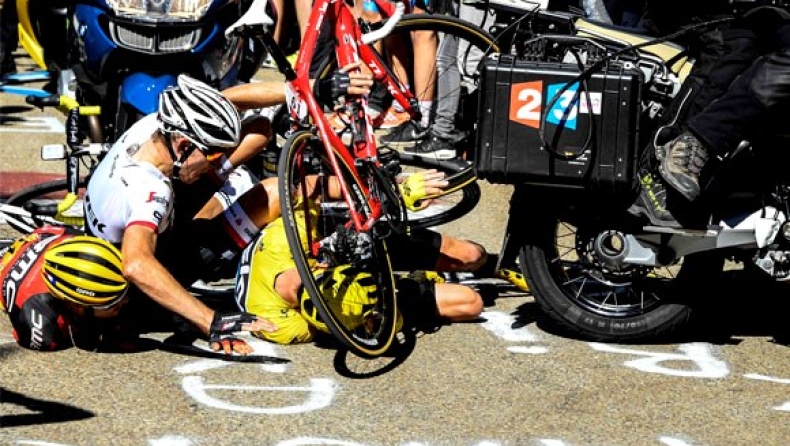 Tour de France: Χαμός στη 12 μέρα - Χωρίς ποδήλατο ο Φρουμ! (pics & vids)