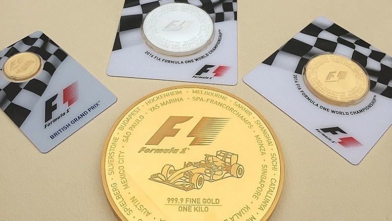 Το χρυσό νόμισμα της Formula1 κοστίζει 40 χιλιάδες λίρες! (pics)