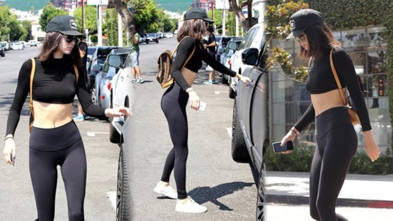 Η Kendall Jenner φοράει κολάν που σκανδαλίζει (pics)