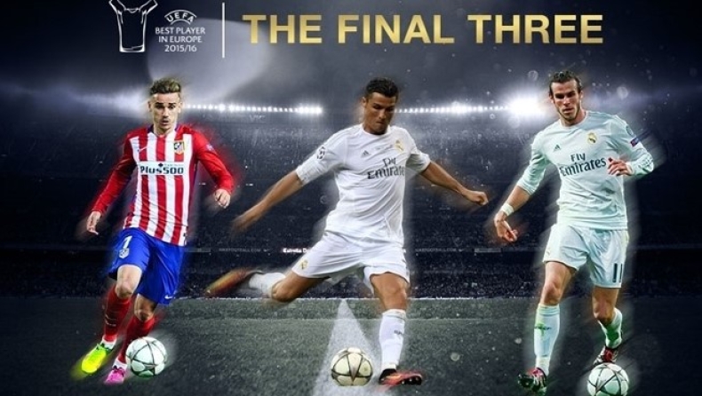 Οι τρεις φιναλίστ για τον καλύτερο της UEFA