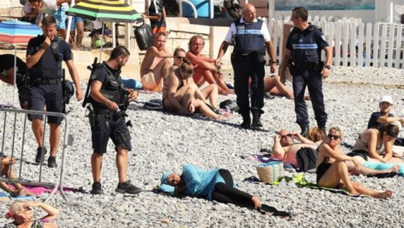 Οργή για το κυνήγι του μπουρκίνι σε παραλία της Νίκαιας
