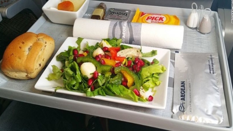 Η Aegean είναι η αεροπορική εταιρία με το καλύτερο φαγητό (pics)