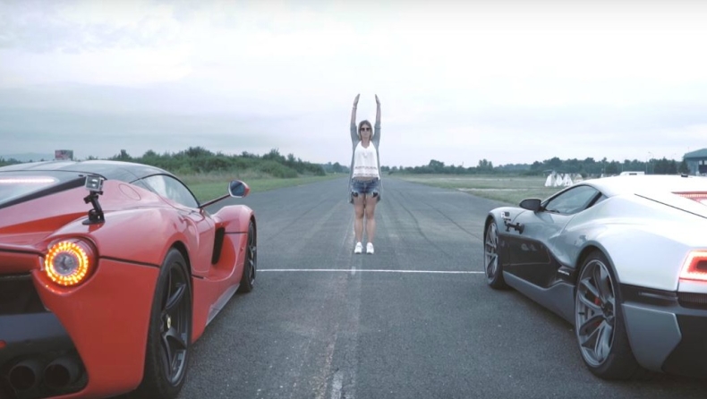 Ηλεκτρικός «πύραυλος» προκαλεί τη LaFerrari! (video)