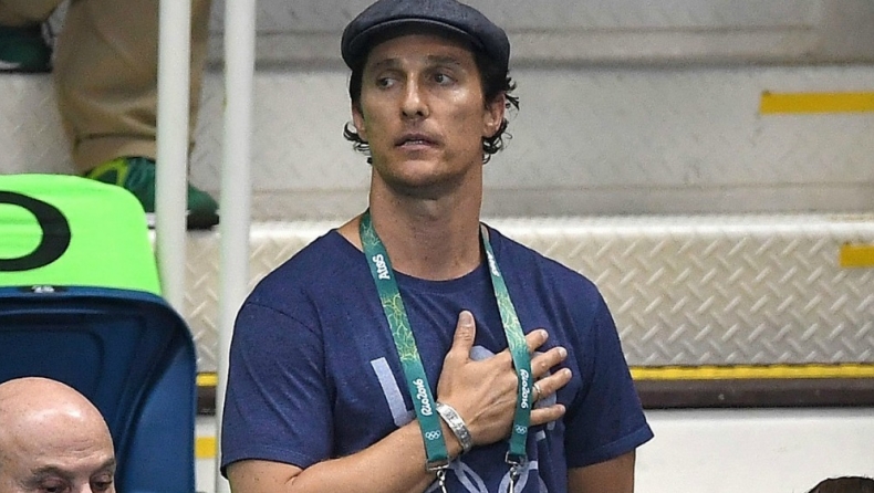 Ο Matthew McConaughey παθιάζεται με τους Ολυμπιακούς Αγώνες (pics)