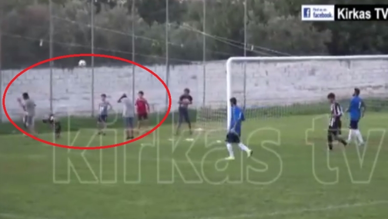 Σέντρα... κατευθείαν στο παιδάκι! (vid)