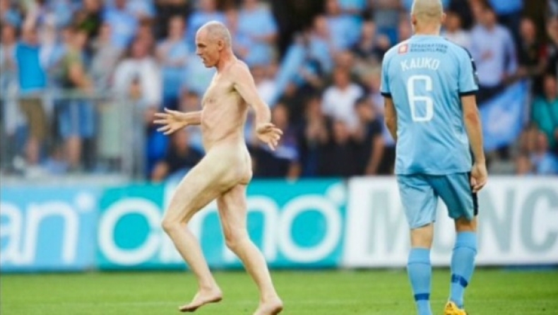 Κάτοχος του Euro διέκοψε γυμνός ματς στην Δανία! (pics)