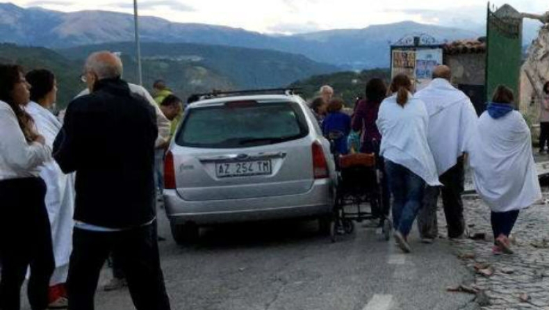 Η στιγμή του φονικού σεισμού στην Ιταλία (vid)