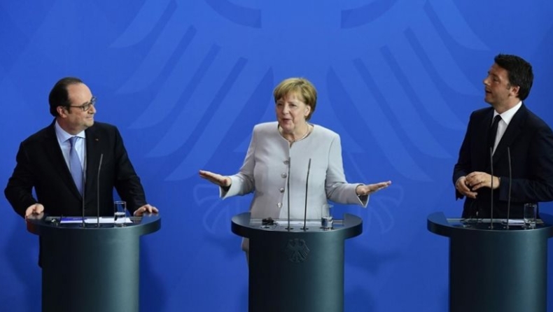 Μίνι σύνοδος κορυφής Μέρκελ-Ρέντσι-Ολάντ τη Δευτέρα για το μέλλον της Ευρώπης