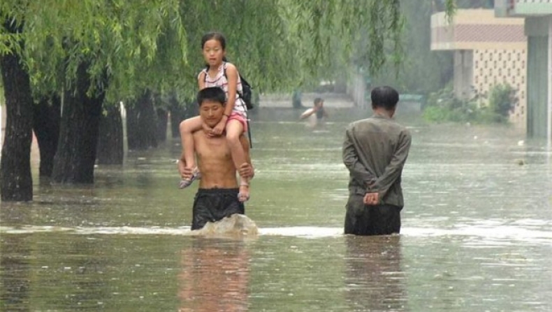 «Ταφόπλακα» για την Βόρεια Κορέα οι πλημμύρες