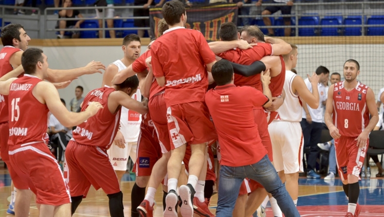 Οι πανηγυρισμοί της Γεωργίας για την πρόκριση στο Eurobasket (vid)