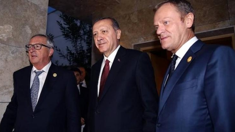 G20: Συνάντηση Γιούνκερ, Τουσκ και Ερντογάν για βίζα και προσφυγικό