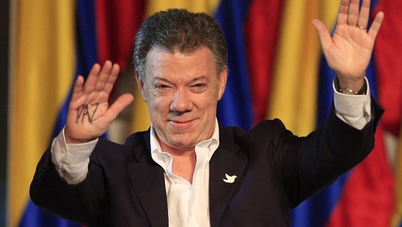 Στον Κολομβιανό πρόεδρο Χουάν Μανουέλ Σάντος το Νόμπελ Ειρήνης