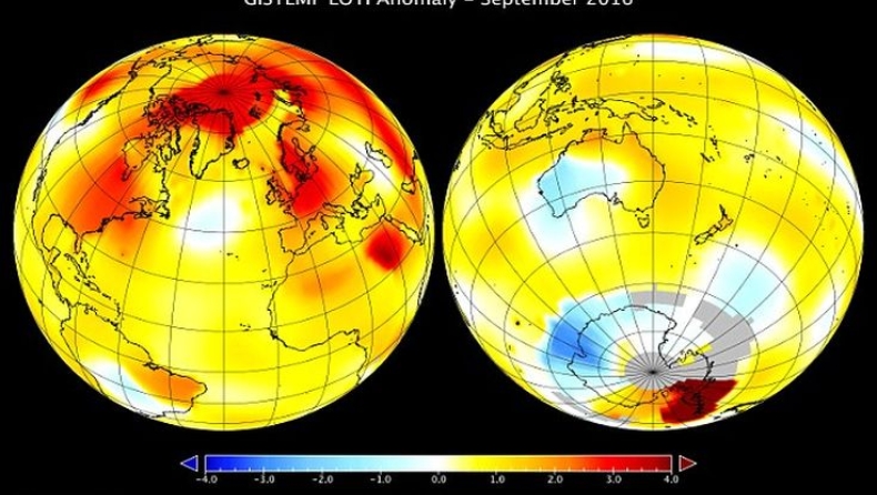 Ο Σεπτέμβριος ήταν ο πιο ζεστός μήνας των τελευταίων 136 ετών