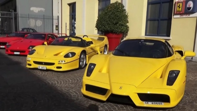 Το όνειρο οδήγησης τεσσάρων Ferrari! (vid)