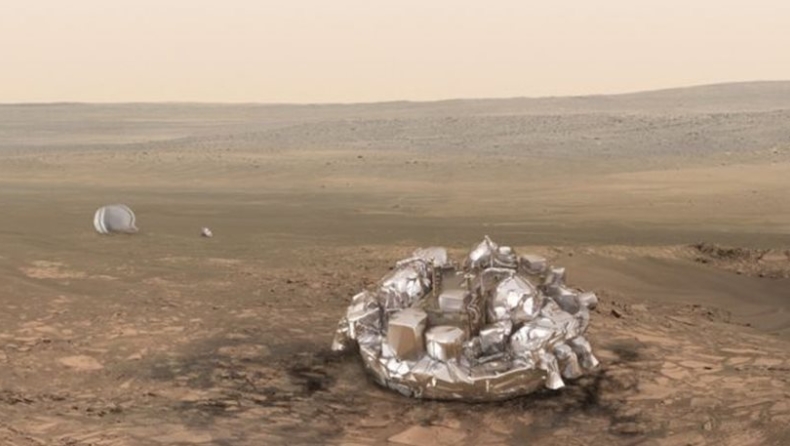 Προσεδαφίστηκε στον Άρη το ρομπoτάκι Schiaparelli