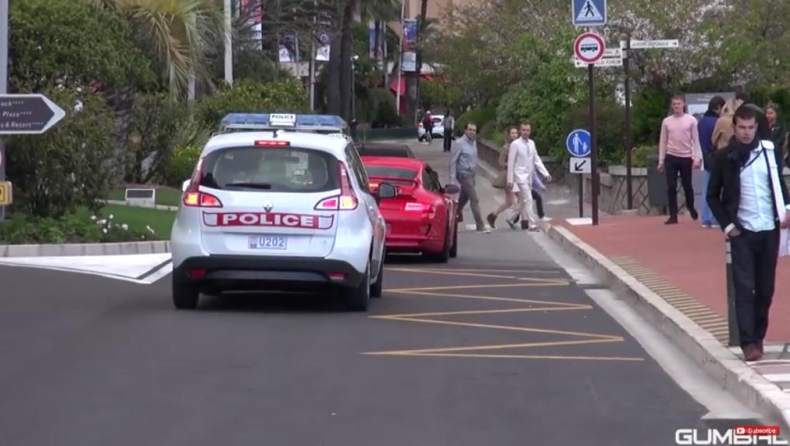 Αστυνομία vs supercars στο Μονακό (vid)