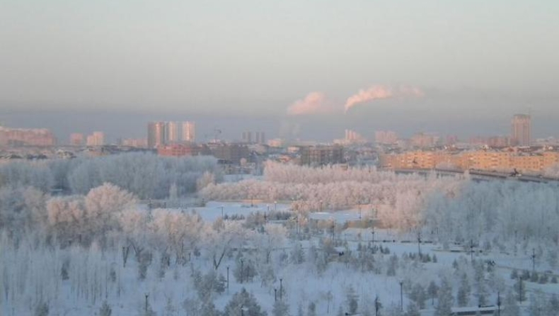 Αφύσικες θερμοκρασίες στο Καζακστάν! -34 έφτασε το θερμόμετρο